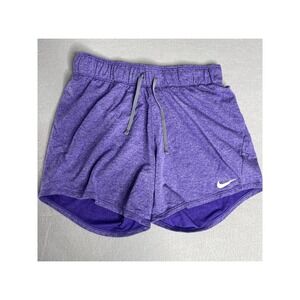 Nike Womens Dri Fit Purple Stretch Knit Shorts